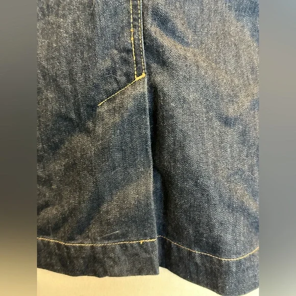 Land’s End Double Breasted fitted denim blazer jacket new without tags size 14 - Picture 8 of 15